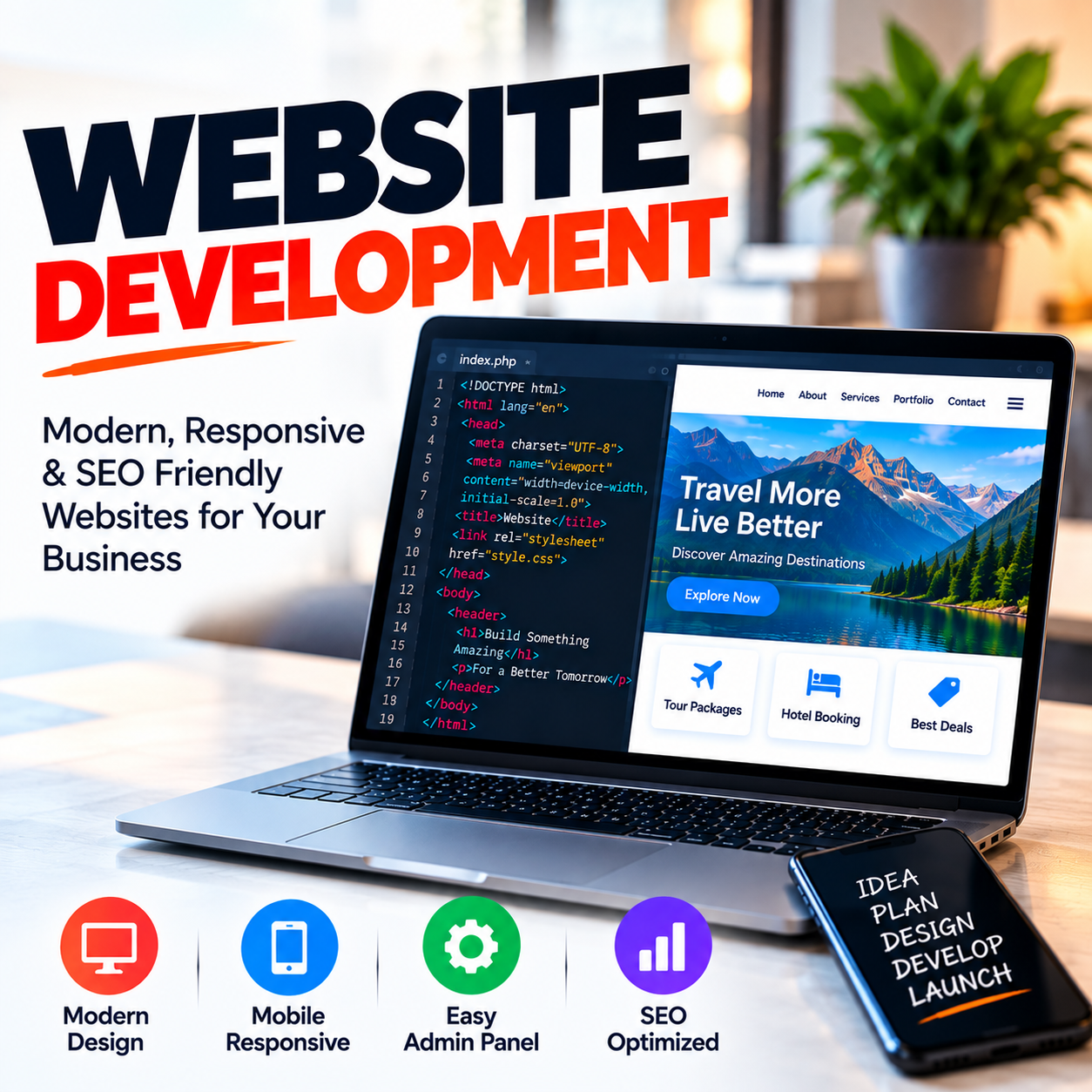Website development